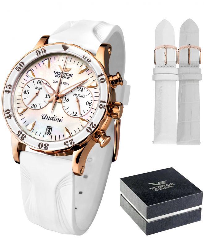 Zegarek damski Vostok Europe Undine Chronograph Limited Edition VK64-515B528