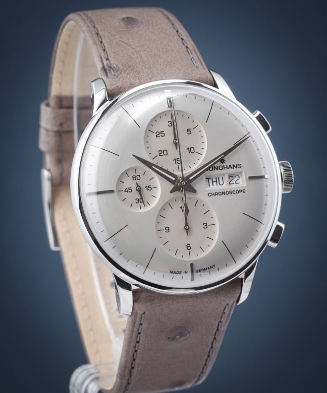 Zegarek męski Junghans Meister Chronoscope Datum English 027/4223.03