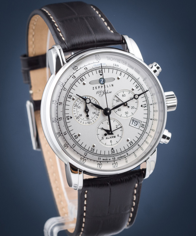 Zegarek męski Zeppelin 100 Years Zeppelin Chronograph Alarm 7680-1