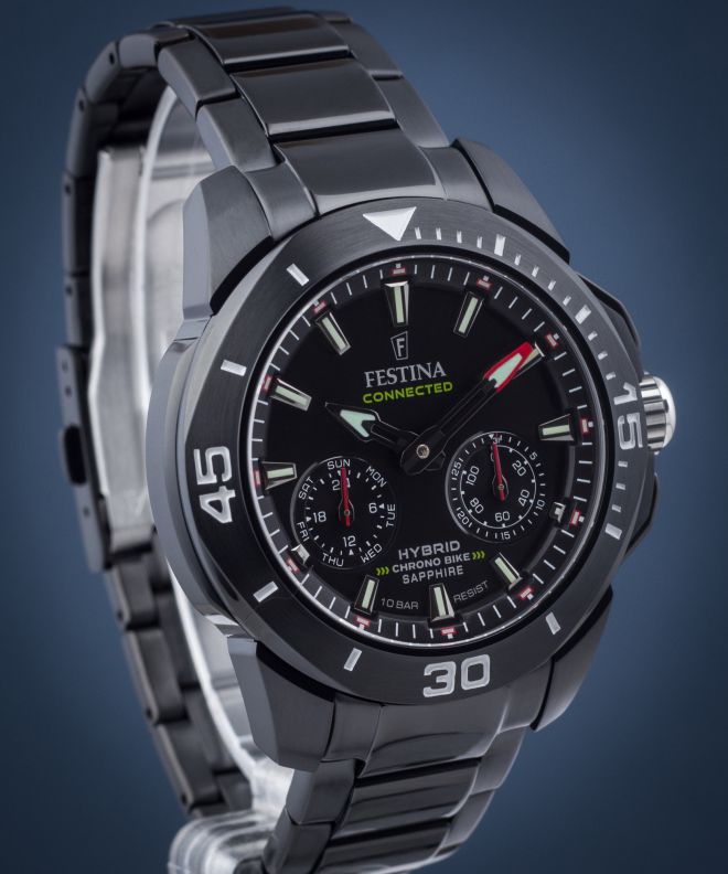 Zegarek męski Festina Connected Hybrid Smartwatch Chrono Bike 2022 Special Edition SET F20648/1