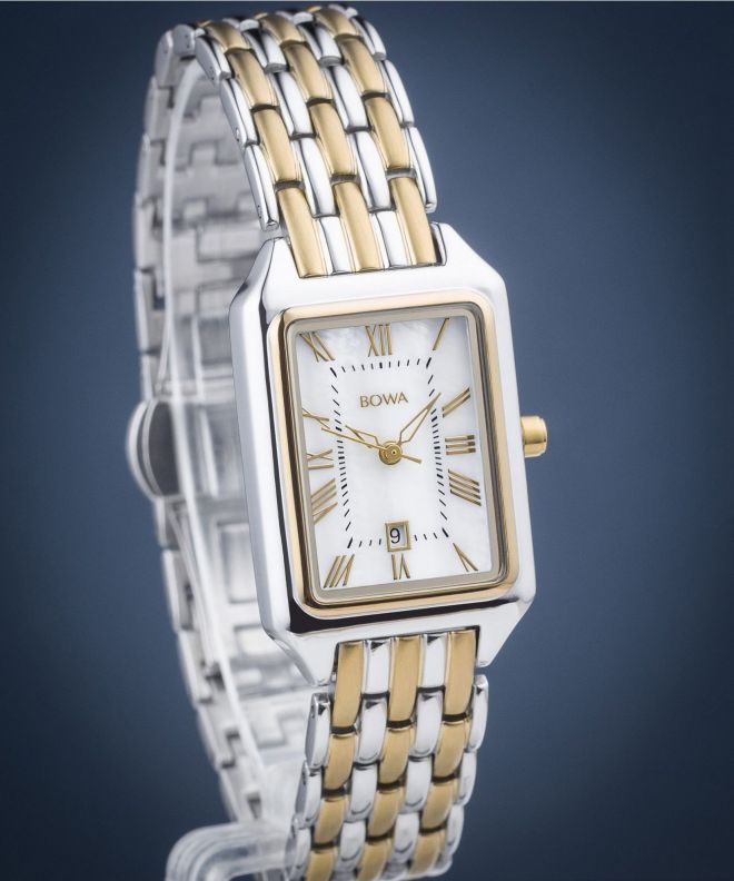 Zegarek damski BOWA Barcelona Pearl Gold Steel 23 BC2345-154-148S