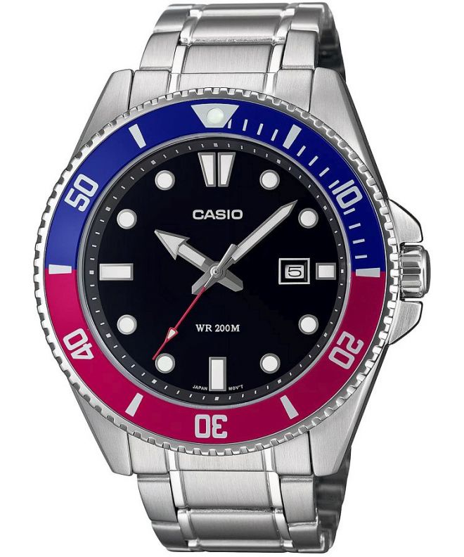 Zegarek męski Casio Duro Diver Pepsi MDV-107D-1A3VEF