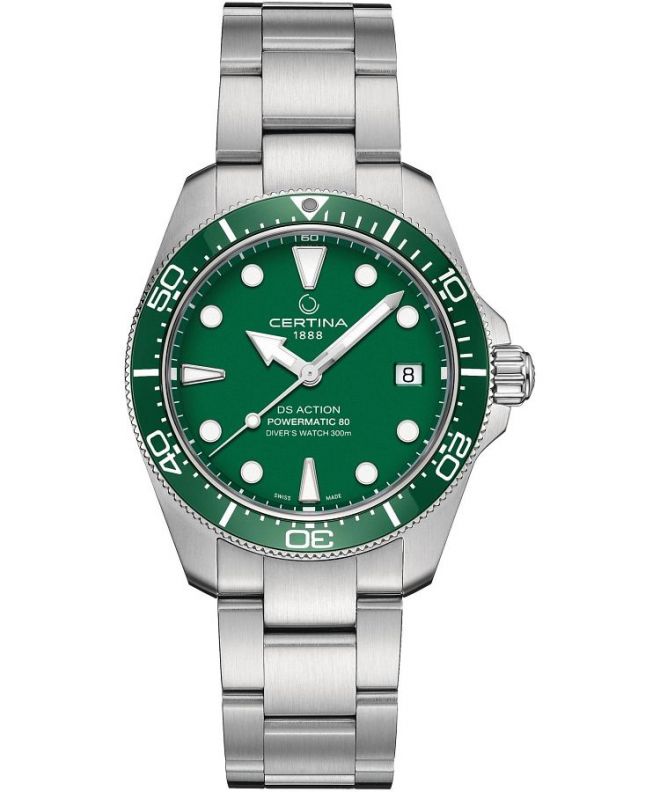 Zegarek męski Certina DS Action Diver 38 mm Powermatic 80 Automatic C048.807.11.091.00 (C0488071109100)