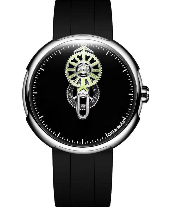 Zegarek męski Ciga Design Time Cipher Automatic Skeleton T021-SISI-6B