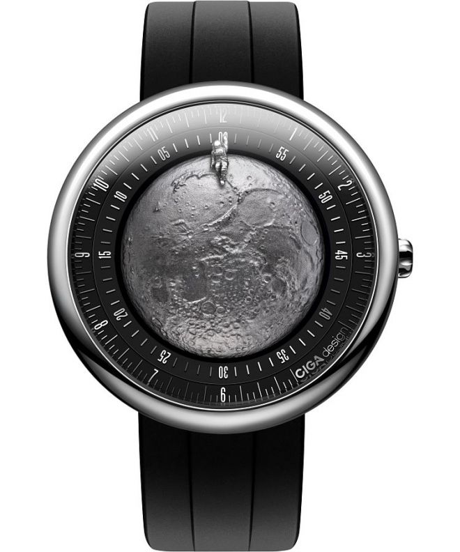 Zegarek męski Ciga Design U Series Moon Walker Automatic Titanium GPHG 2021 U055-TIGR-6B