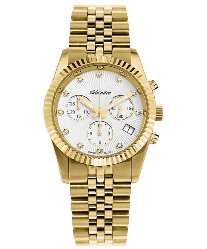 Zegarek damski Adriatica Classic Chronograph A3809.1143CH