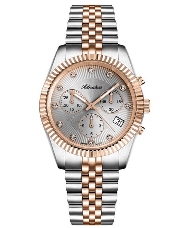 Zegarek damski Adriatica Classic Chronograph A3809.R1R7CH