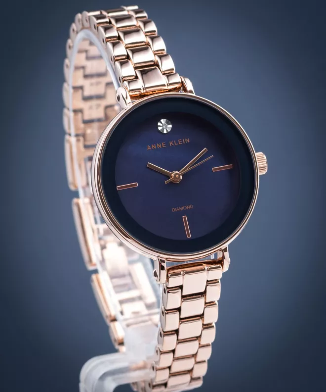 Anne Klein AK-3386NMRG-WYP220786 - zegarek Diamond Accented • Zegarownia.pl