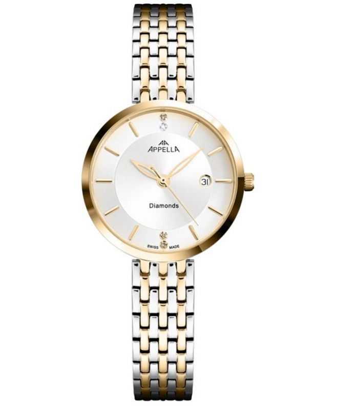 Zegarek damski Appella Classic Diamonds L50013.2193DQ