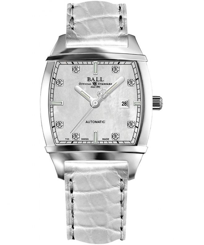 Zegarek damski Ball Transcendent Pearl Diamond Automatic NL1068D-L3J-WH