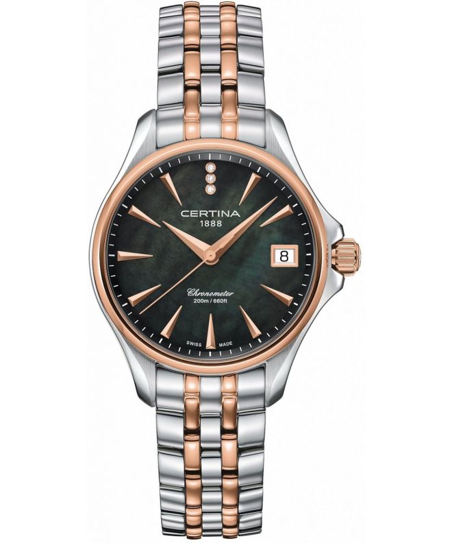 Zegarek damski Certina Aqua DS Action Lady Diamonds C032.051.22.126.00 (C0320512212600)