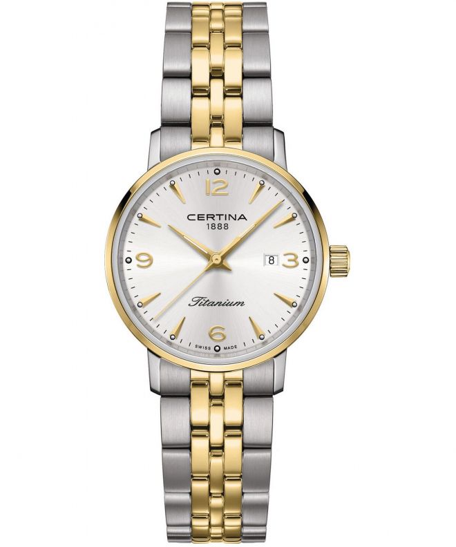 Zegarek damski Certina Urban DS Caimano Lady Titanium C035.210.55.037.02 (C0352105503702)