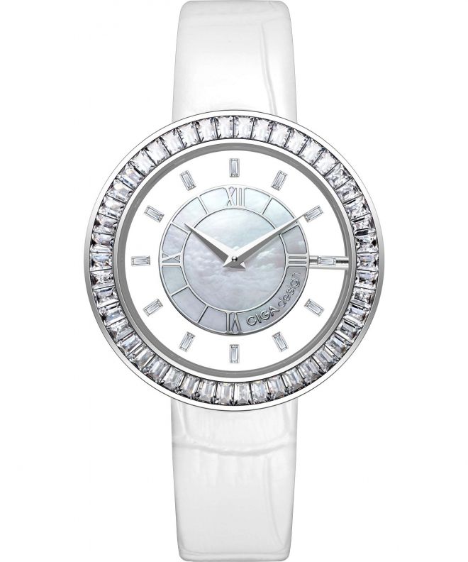 Zegarek damski Ciga Design D Series SPARKLE D022-SIWH-1WH