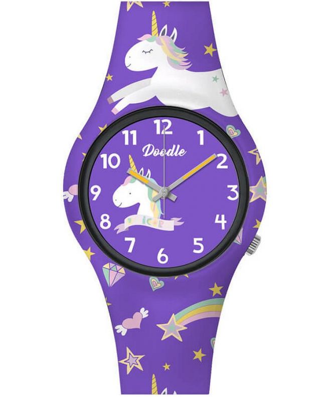 Zegarek dziecięcy Doodle Kids Purple Unicorn DO32006