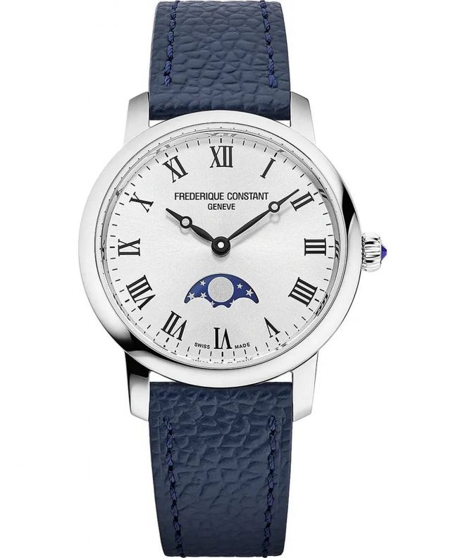 Zegarek damski Frederique Constant Moneta Moonphase FC-206RS1S6