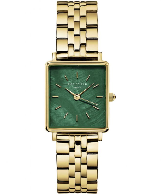 Zegarek damski Rosefield Boxy XS Emerald BEGSG-Q050