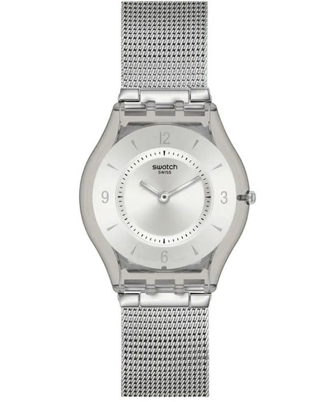 Zegarek damski Swatch Skin Metal Knit SS08M100M