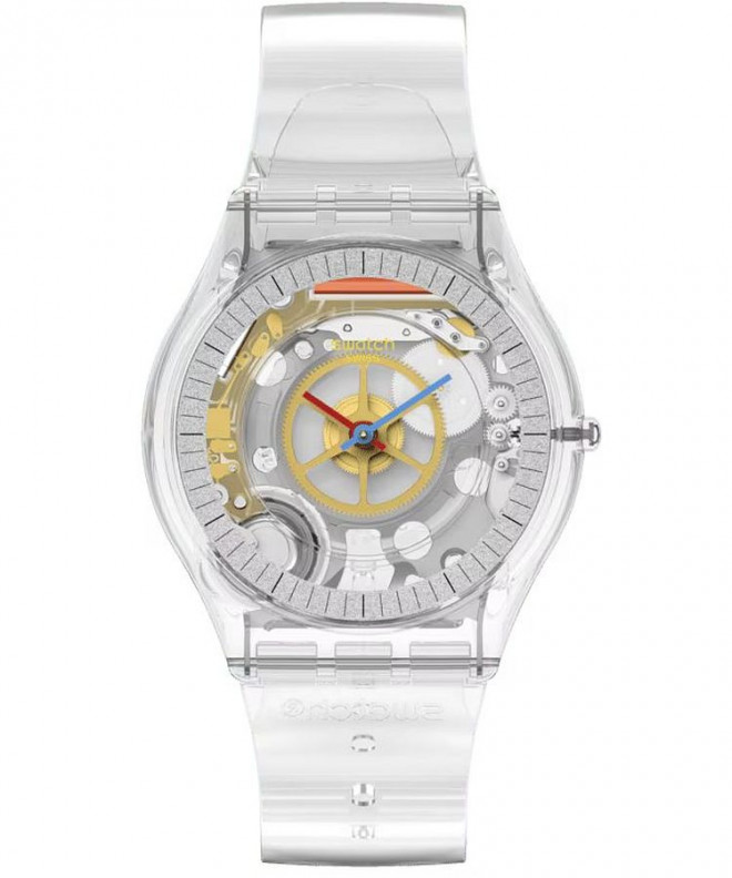 Zegarek damski Swatch Ultra Slim Clearly Skin SS08K109-S06