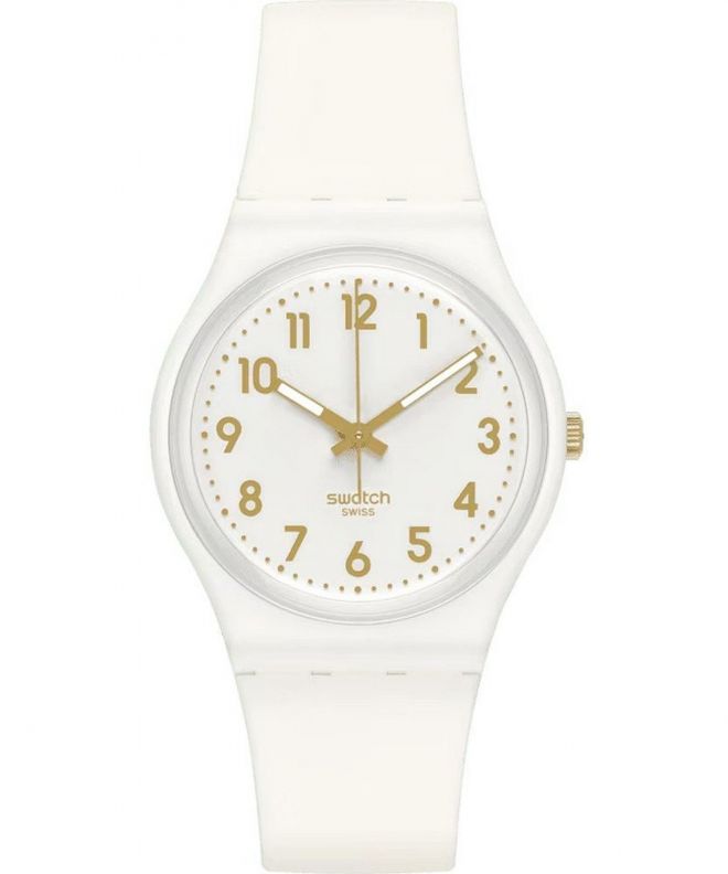 Zegarek damski Swatch White Bishop SO28W106-S14