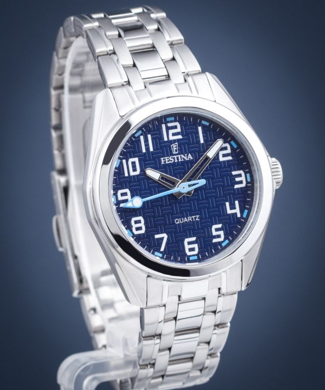 Festina Orologio Cronografo Acciaio Quadrante Silver F20693/1 Stainless Gioiellerie