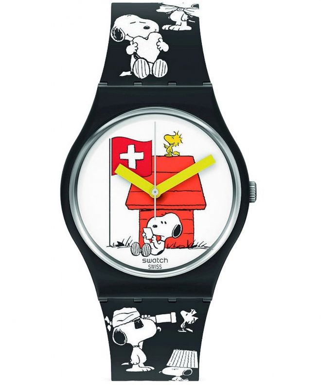 Zegarek dziecięcy Swatch Peanuts Grande Bracchetto SO28Z107