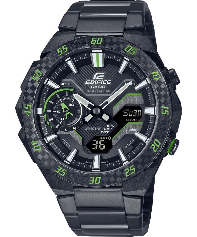 Zegarek męski Casio Edifice Windflow Solar ECB-2200RC-1A3EF
