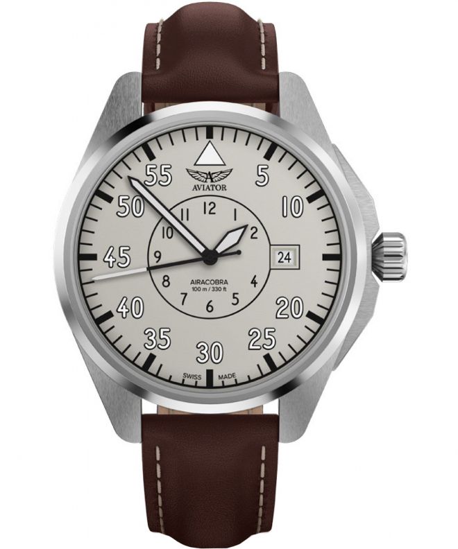 Zegarek męski Aviator Airacobra 43 Heritage Automatic V.3.39.0.342.0