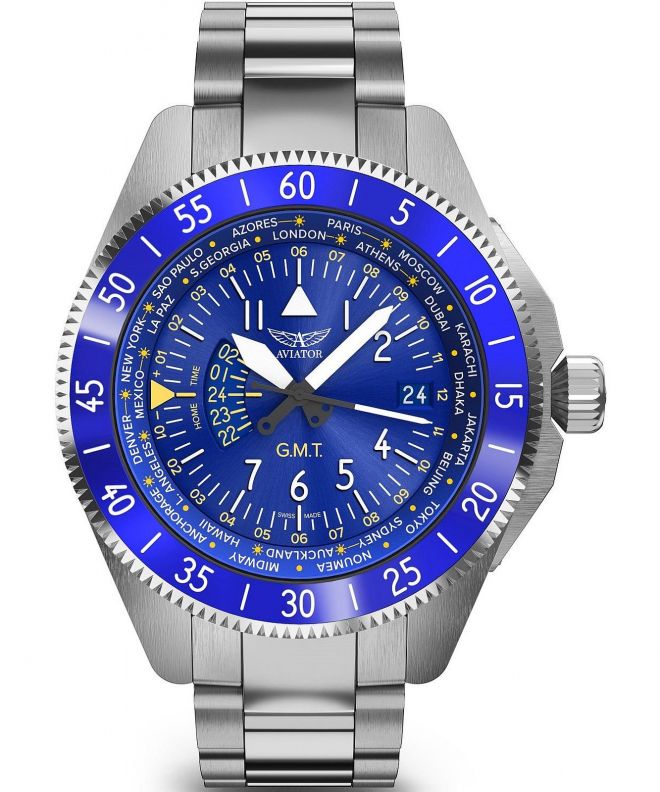 Zegarek męski Aviator Airacobra GMT V.1.37.0.308.5