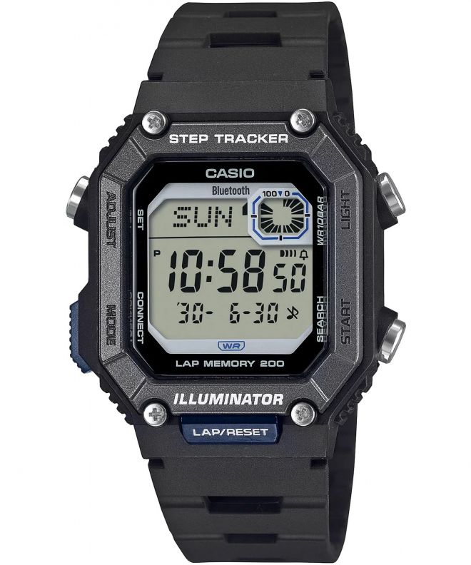 Zegarek męski Casio Timeles Bluetooth Sync Step Tracker WS-B1000-1AVEF