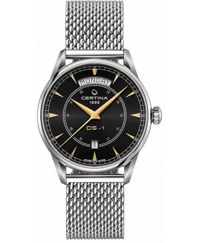 Zegarek męski Certina DS-1 Day Date C029.430.11.051.00 (C0294301105100)