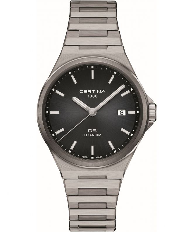 Zegarek męski Certina DS-7 Titanium Quatrz C043.410.44.051.00 (C0434104405100)
