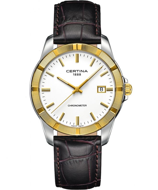 Zegarek męski Certina DS Jubile Gent Gold C902.451.46.011.00 (C9024514601100)