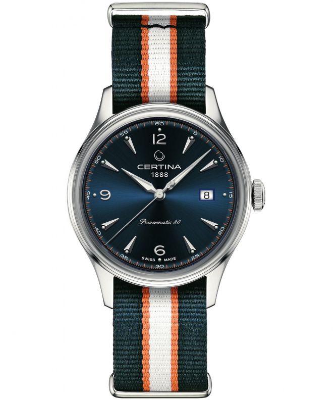 Zegarek męski Certina Heritage DS Powermatic 80 C038.407.18.047.00 (C0384071804700)