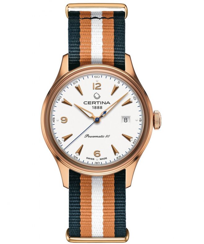 Zegarek męski Certina Heritage DS Powermatic 80 C038.407.38.037.00 (C0384073803700)