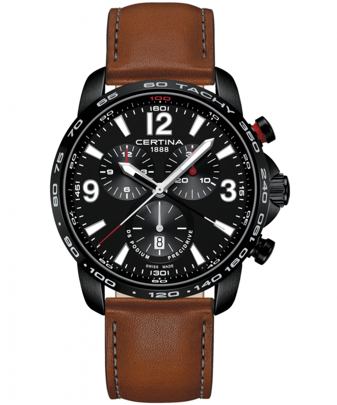 Zegarek męski Certina Sport DS Podium Big Chrono C001.647.36.057.00 (C0016473605700)
