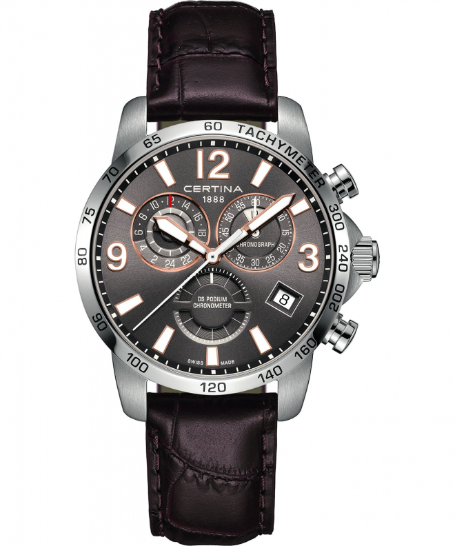 Zegarek męski Certina Sport DS Podium GMT C034.654.16.087.01 (C0346541608701)
