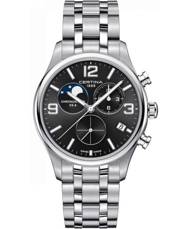 Zegarek męski Certina Urban DS-8 Moon Phase C033.460.11.057.00 (C0334601105700)