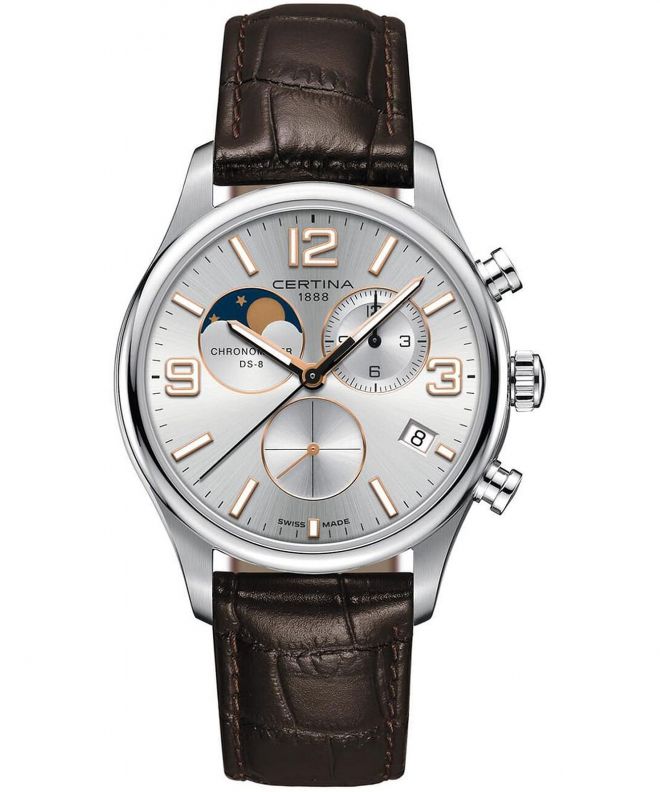 Zegarek męski Certina Urban DS-8 Moon Phase C033.460.16.037.00 (C0334601603700)