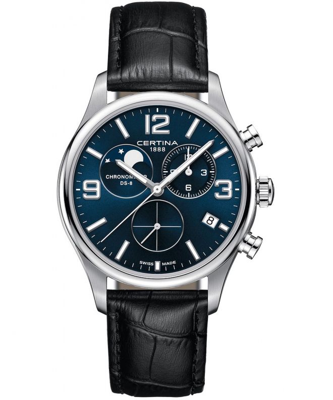 Zegarek męski Certina Urban DS-8 Moon Phase C033.460.16.047.00 (C0334601604700)