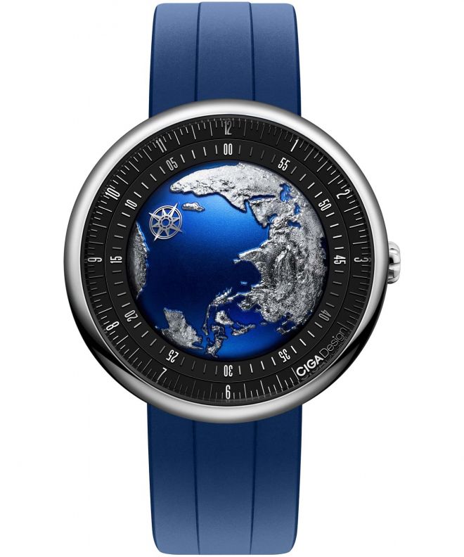 Zegarek męski Ciga Design U Series Blue Planet II Automatic GPHG 2021 U038-SU01-6U
