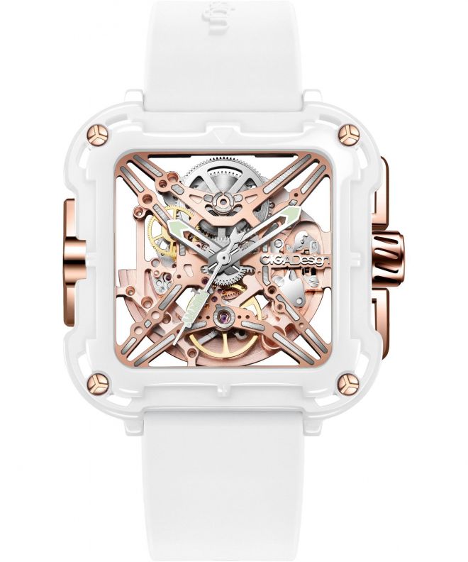 Zegarek męski Ciga Design X Series Machina Skeleton Ceramic Automatic X012-WR01-5WH