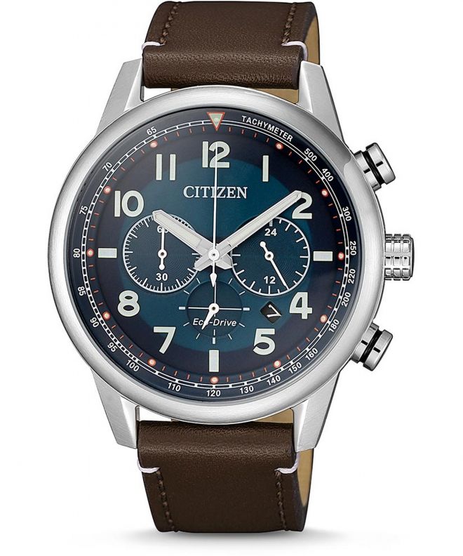 Zegarek męski Citizen Leather Eco-Drive Chronograph					 CA4420-13L