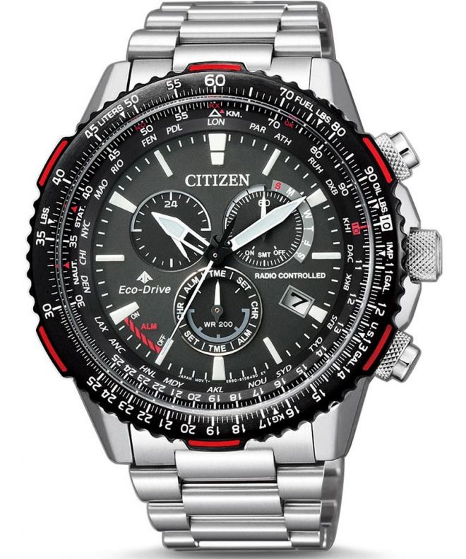 Zegarek Męski Citizen Eco-Drive Radio Controlled Chronograph Perpetual Calendar Promaster CB5001-57E
