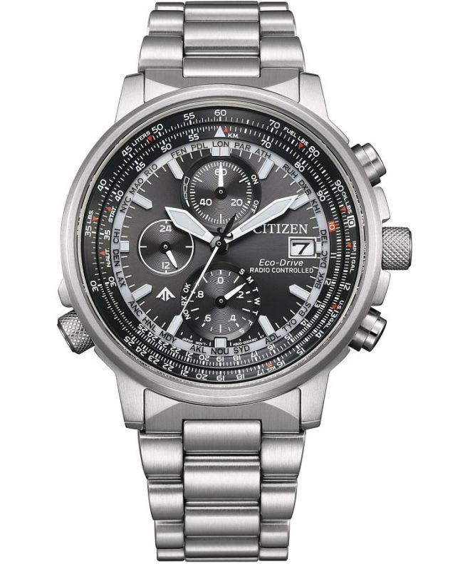 Zegarek męski Citizen Promaster Sky Solar Radio Control Choronograph AT8300-58E