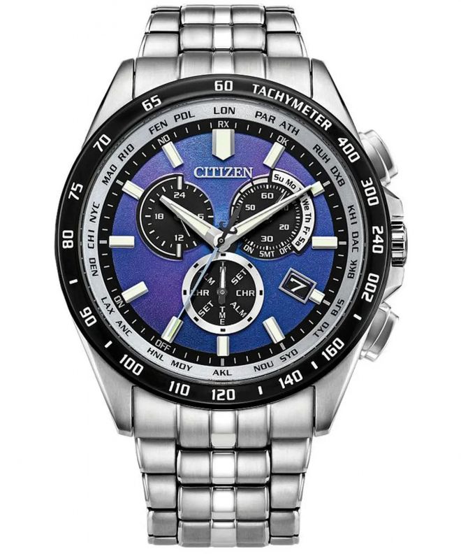 Zegarek męski Citizen Radio Controlled Unite With Blue Chronograph Solar Limited Edition CB5874-81L