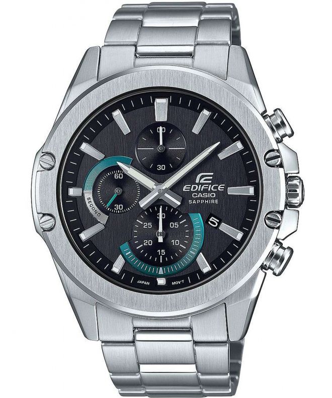 Zegarek męski Casio EDIFICE Momentum Slim Sapphire Chrono		 EFR-S567D-1AVUEF