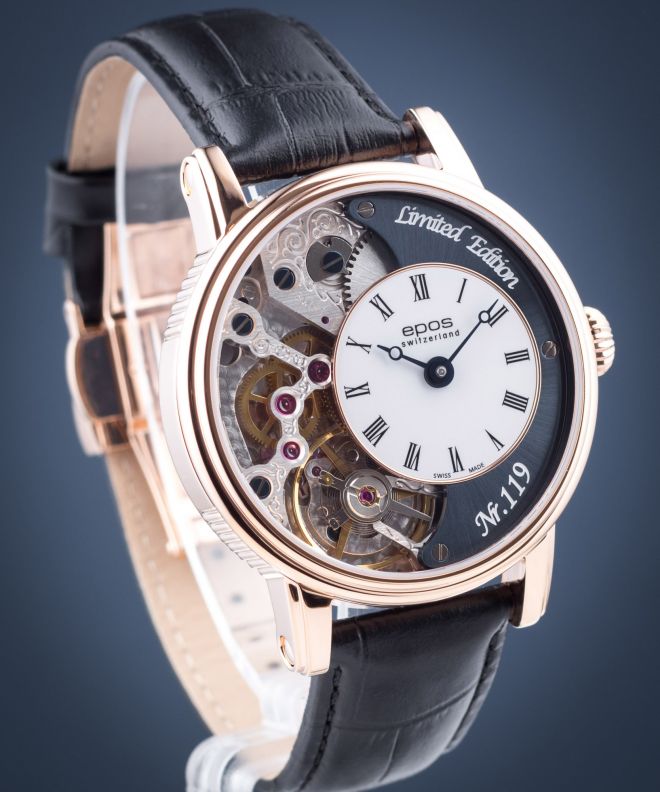 Zegarek męski Epos Oeuvre d'Art Verso 2 Skeleton Limited Edition 3435.313.24.26.25