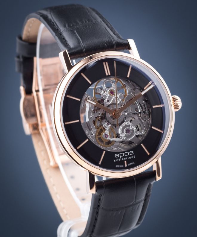 Zegarek męski Epos Originale Skeleton Automatic 									 3437.135.24.15.25