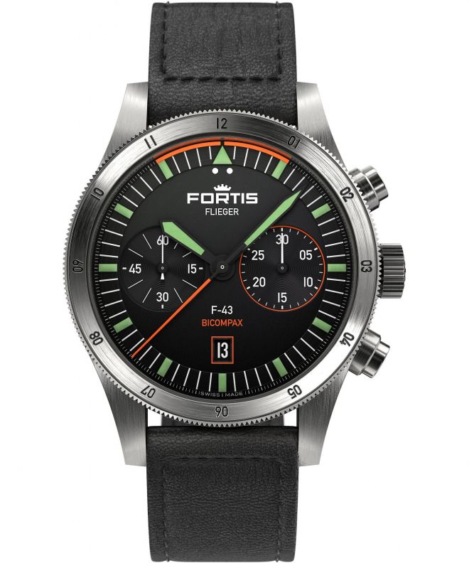 Zegarek męski Fortis Flieger F-43 Bicompax Chronograph F4240005