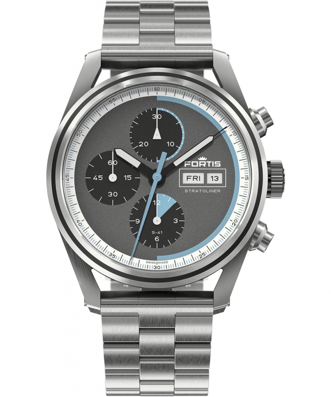 Zegarek męski Fortis Stratoliner Cosmic Gray F2340008